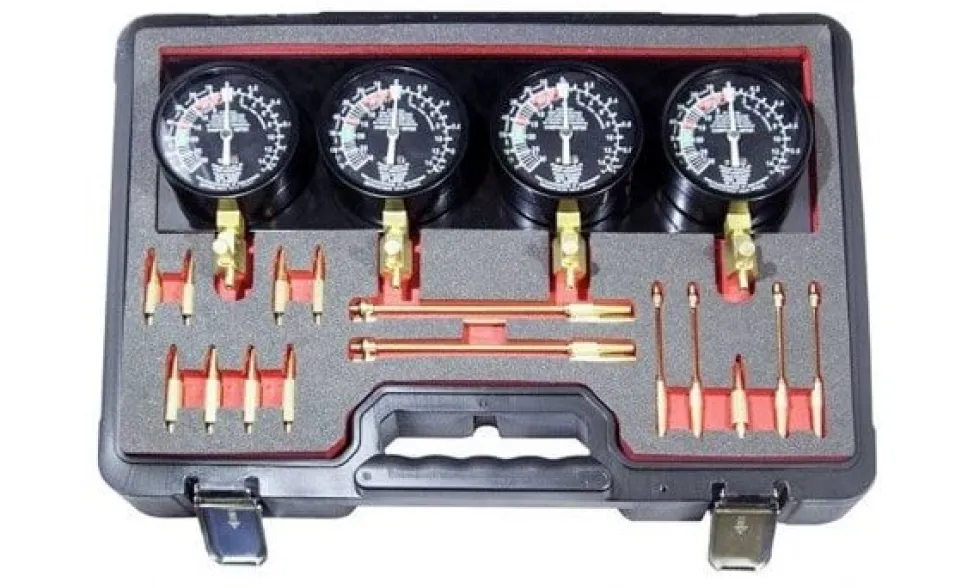 Kit Manómetros p/ Sincronizar Carburadores Kroftools 4485