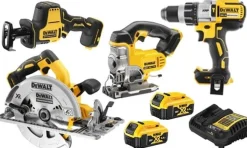 Kit 4 Maquinas DCD996 + DCS572 + DCS334 + DCS369 Dewalt DCD996NPRO14