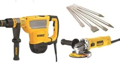 Kit Martelo Combinado 6Kg + Mini-Rebarbadora DeWalt CPROF448
