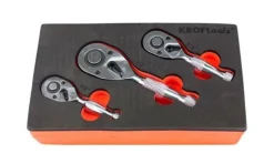 Kit mini roquetes 1/4”, 3/8”,1/2” 3 peças Kroftools 8557