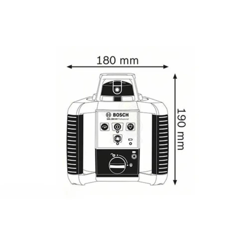 Kit Nível Giratório 300m Bosch GRL 300 HV Professional Promo