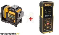 Kit Nível Laser Verde 3x 360º + Medidor Laser 50M DW03050-XJ DeWalt CPROF535