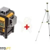Kit Nível Laser Verde 3x 360º + Tripé DE0881-XJ DeWalt CPROF425