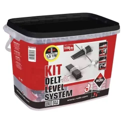 Kit p/ Nivelamento de Cerâmicas Delta Level System 1,5mm Pal Box (20 Un.) Rubi 3918