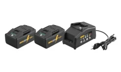 Kit Power-Pack 22V Carregador 100–240V +2 Baterias Li-Ion 21,6V 5.0AH Rems 571591R220