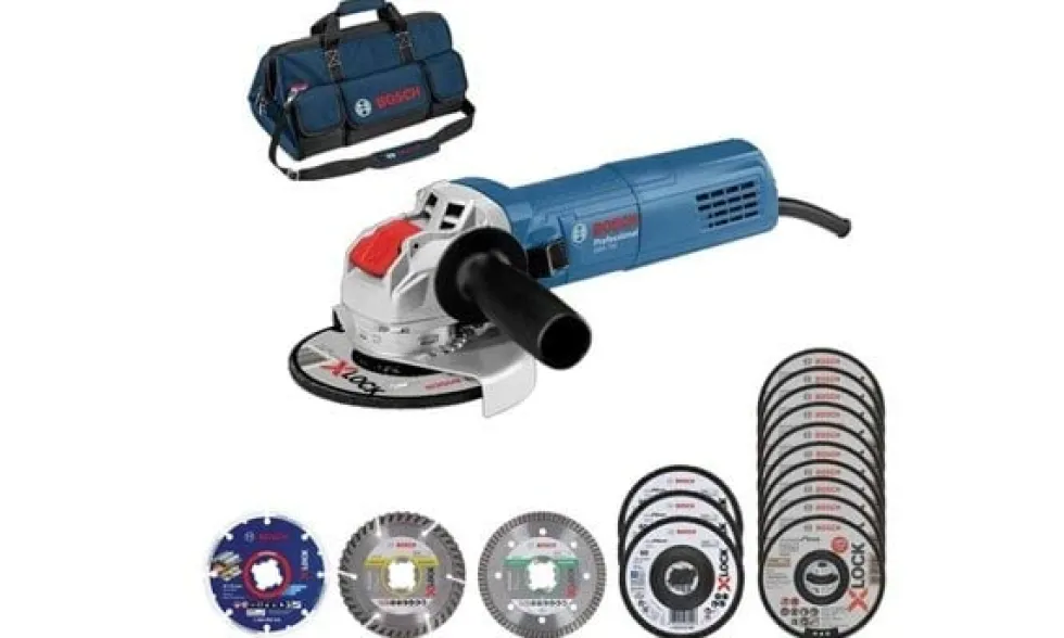 Kit Rebarbadora GWX 750-115 + Acessórios Bosch 0615997611