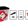 Kit Sistema de Nivelamento de Azulejos Delta 1MM V4 Rubi 3956