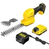 Kit Tesoura Corta-Relvas + Corta-Sebes V20 Li-Ion STCSS20D1-QW