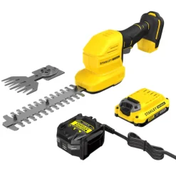 Kit Tesoura Corta-Relvas + Corta-Sebes V20 Li-Ion STCSS20D1-QW