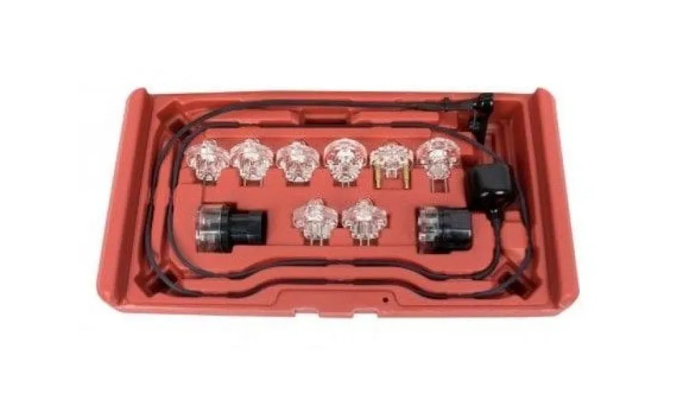 Kit Teste Corrente p/ Injetores 11 Pcs Kroftools 8115