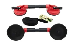 Kit Ventosas 115x410mm p/ Colocar Para-Brisas Kroftools 5401