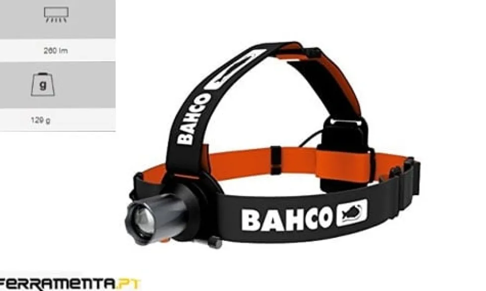 Lanterna de cabeça 260lm Bahco BFRL11