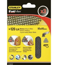 Lixa de Malha G120 p/ Lixadora de Detalhes Stanley STA39187-XJ