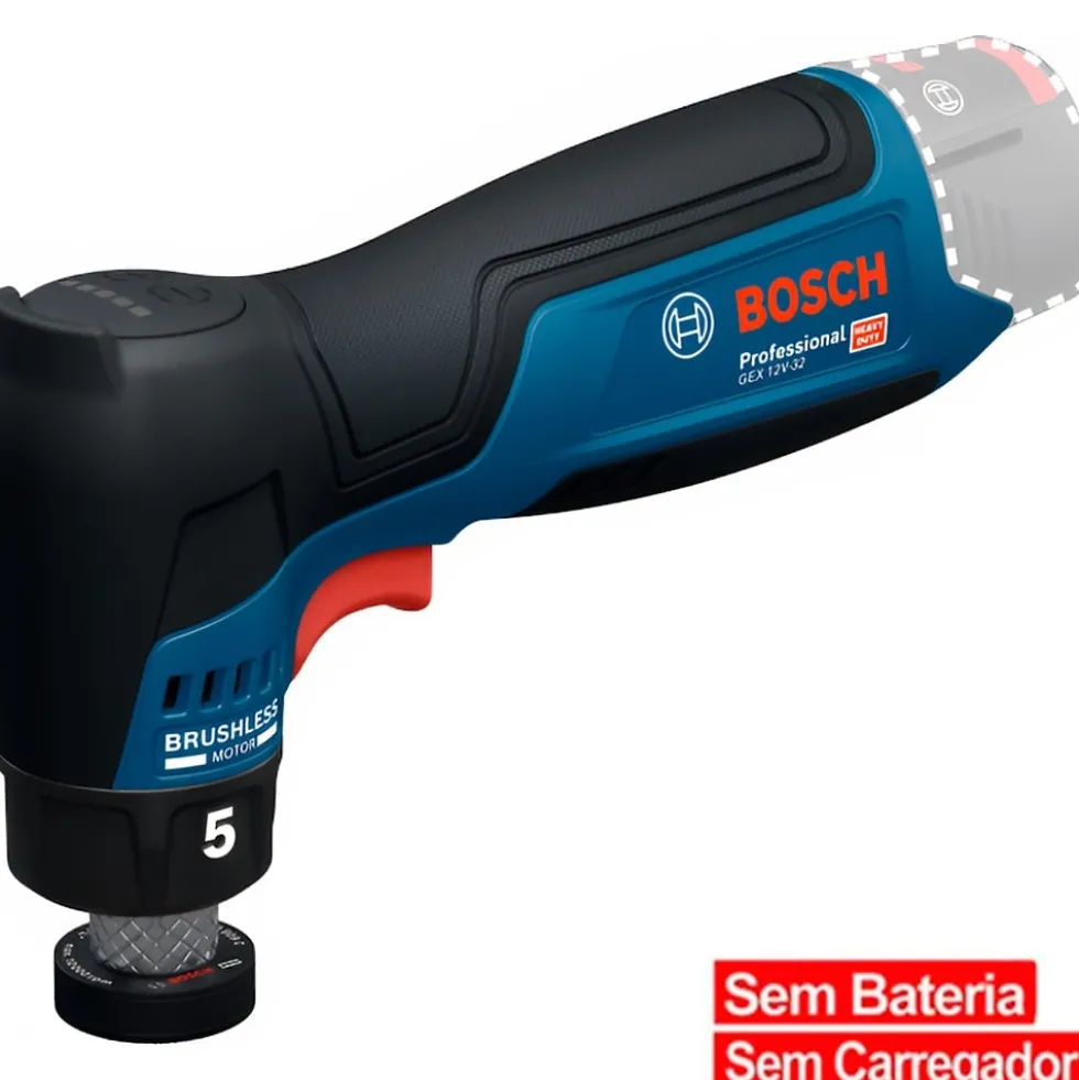 Lixadora Excêntrica sem fio GEX 12V-32 Bosch 0.601.9L2003
