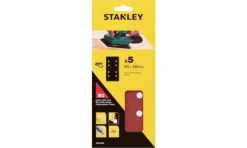 Lixas de Velcro Perfuradas 93x190mm G80 Stanley STA31582-XJ