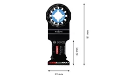 Lâmina Expert AIZ 32 AIT p/ Metal p/ Multiferramentas Bosch 2608900014
