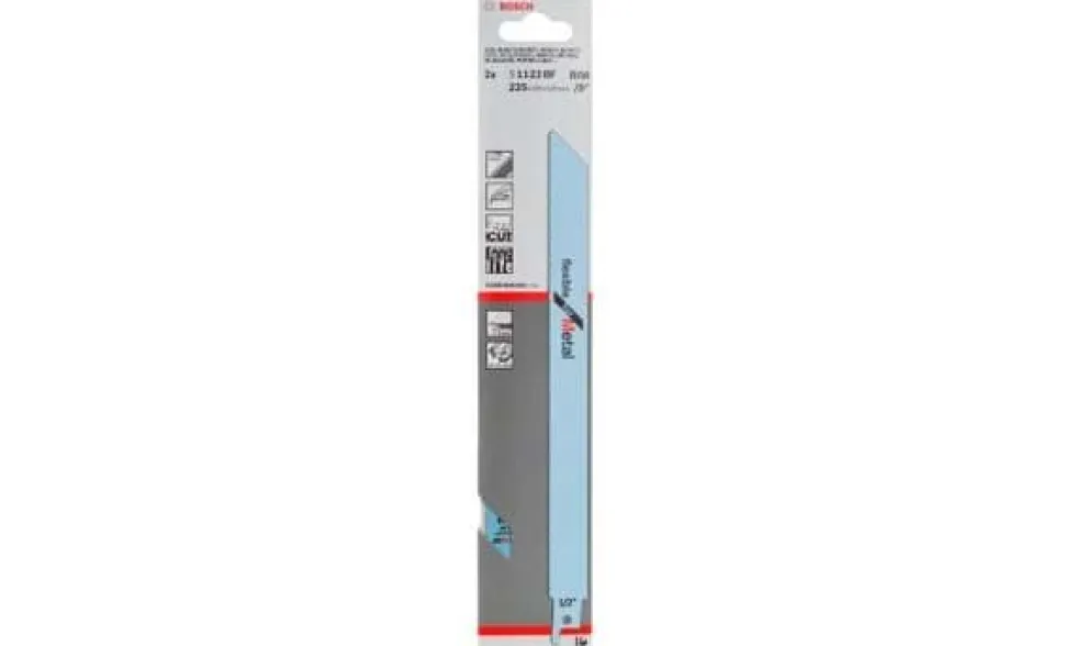 Lâminas de Serra Sabre S1122 BF p/ Metal - 2pcs Bosch 2608656041