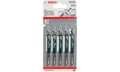 Lâminas de Serra Vertical T111 C p/ Madeira - 5pcs Bosch 2608630033
