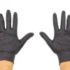 Luvas de Nitrilo Pretas Diamond Tamanho L100 Uni Kroftools 6002