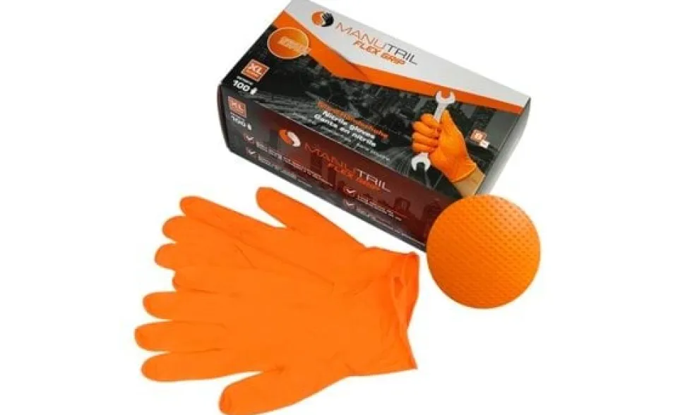 Luvas De Nitrilo Punho Flexível XL (9-10) 100un Manutril 0970913