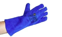Luvas de Soldador Manga Larga Azul – XL Mundo Guante ROCINANTE-XL