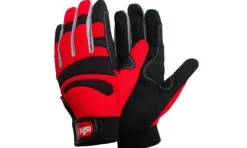Luvas Preto / Vermelho Industrial Starter 07203