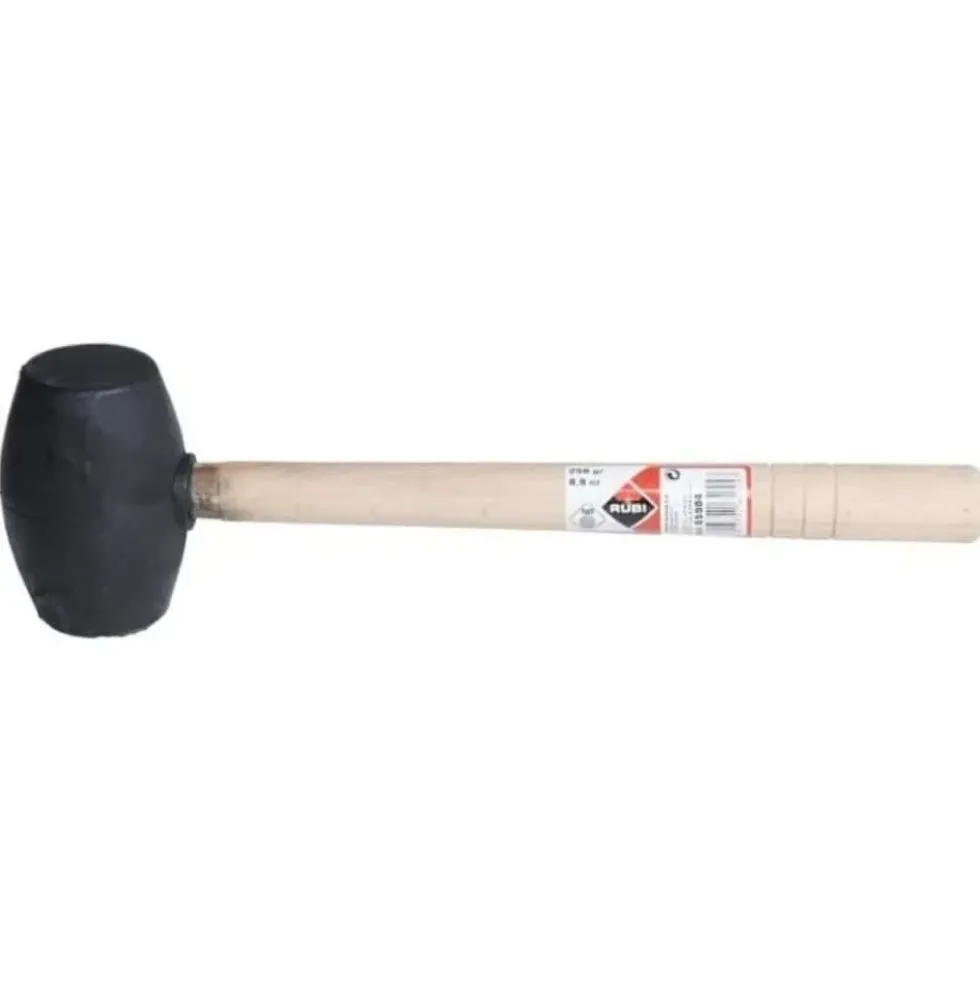 Maça de Borracha Macia Preta 500 gr Rubi 88555
