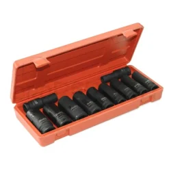 Macfer Jogo Chave Caixa Impacto 1/2" Sextavado Longas 11und Ref. Macfer 134.0072