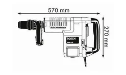 Martelo Demolidor SDS-max Bosch GSH 11 E + GAS 20 L SFC
