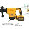 Martelo Demolidor XR Flexvolt 54V 6Kg Dewalt DCH832X2-QW