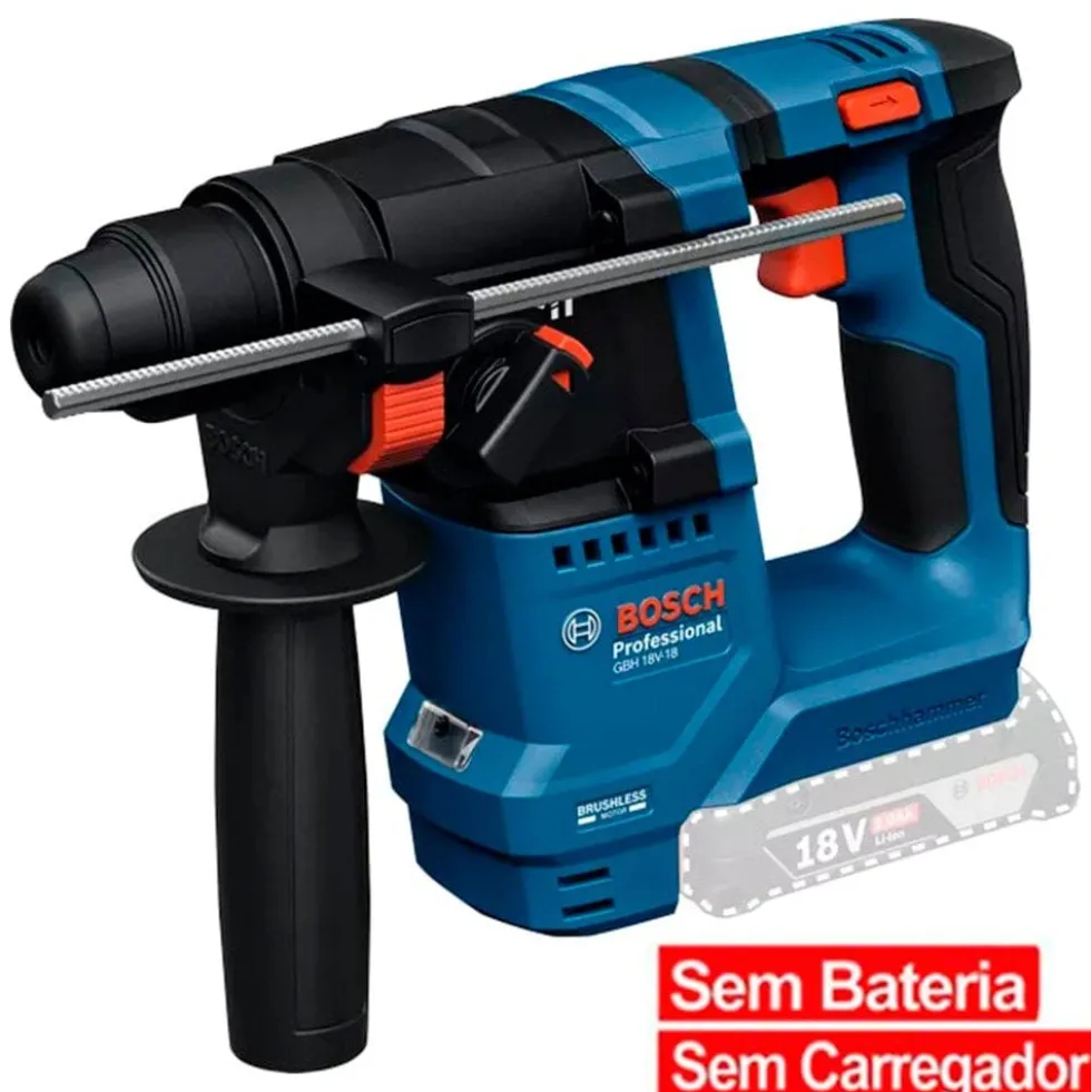 Martelo Perfurador SDS plus GBH 18V-18 Bosch 0611927000