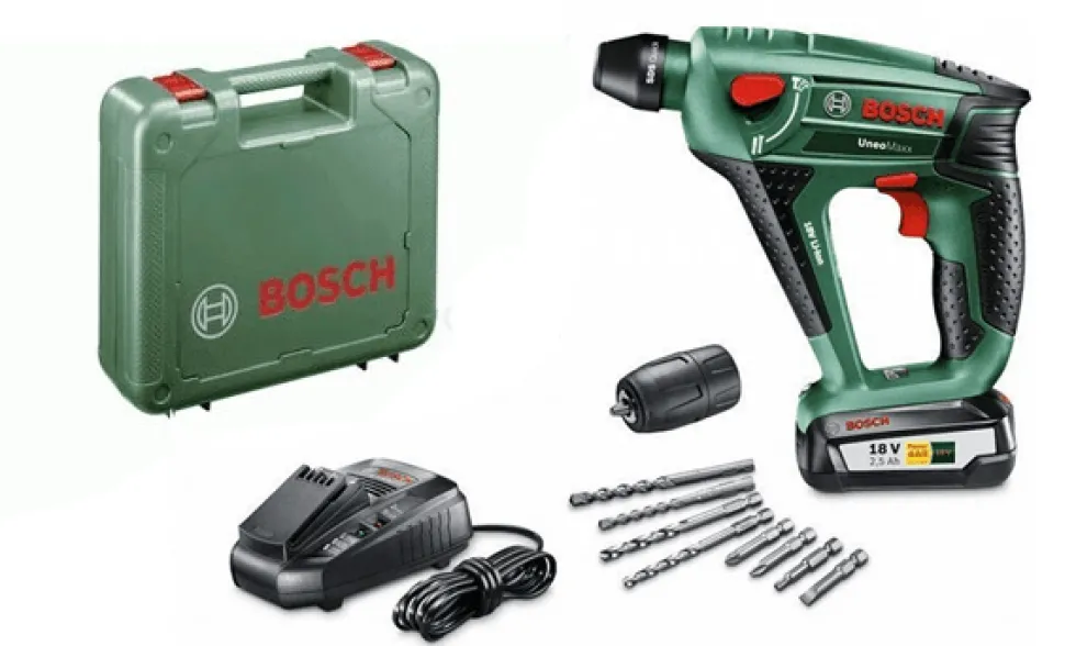 Martelo Perfurador Uneo MAxx 18V 2.5Ah Bosch 0603952327