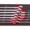 Módulo 12 chaves boca luneta estriada roquete 8-19mm Kroftools 8591