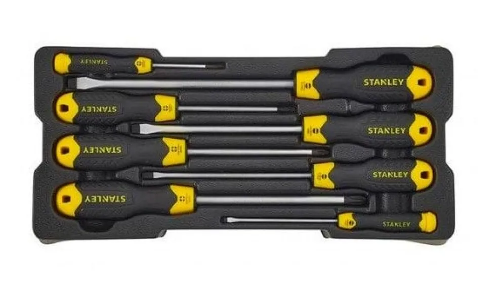 Módulo Chaves de Fenda Cushion Grip - 8 Pcs Stanley STMT1-74181