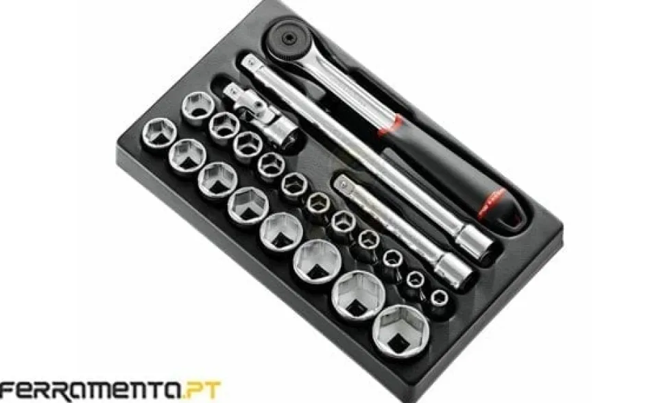 Módulo de Chaves de Caixa e Roquete 1/2" Facom MOD.S161-36