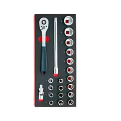 Módulo Espuma De Chaves e Roquete 1/2” 21pcs Facom MODM.SL151-21