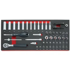 Módulo Espuma De Chaves e Roquete 1/4” 100pcs Facom MODM.RL151-66