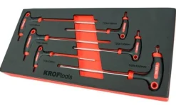 Módulo 6 peças chaves T torx Kroftools 8608