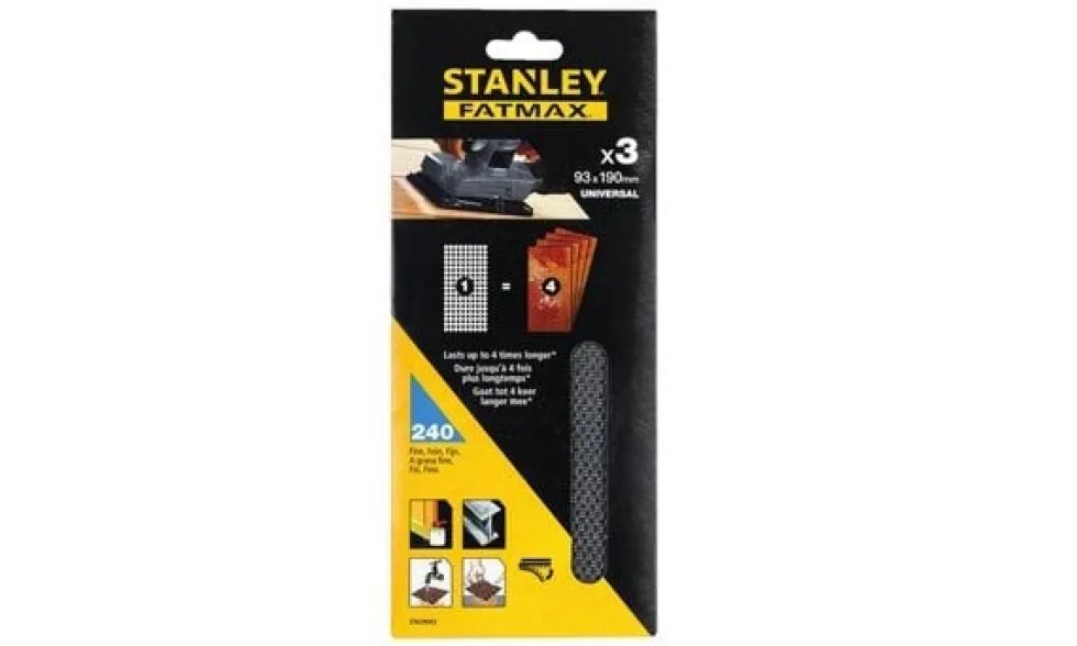 Meia Folha de Malha 93x190mm Stanley STA39042-XJ