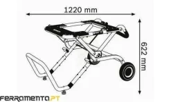 Mesa de transporte Bosch GTA 60 W Professional