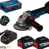 Mini-rebarbadora 18V 6,3Ah Bosch GWS 18V-125 SC Professional