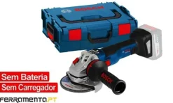 Mini Rebarbadora 18V Bosch GWS 18V-125 C + L-BOXX