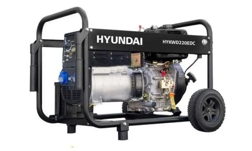 Motosoldador Diesel 5,0 kVA Hyundai HYKWD220EDC