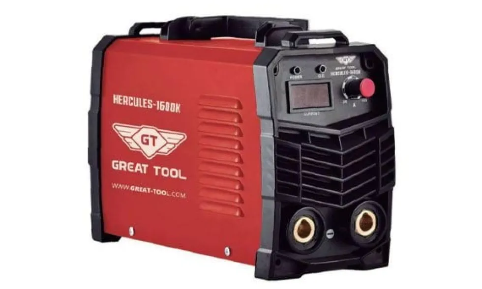Máquina de Soldar Inverter DC 160 Hercules-1600k Great Tool MSMA16060
