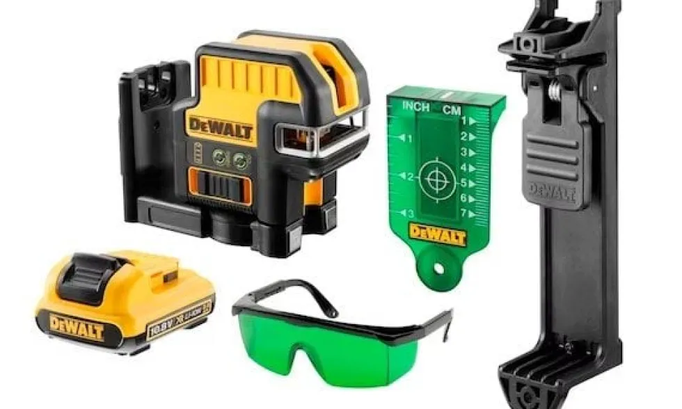Nivel Laser Luz Verde 12V XR 5 Pontos Cruzados DeWalt DCE0825D1G-QW