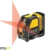 Nivel Laser Luz Vermelha Cruzado DeWalt DCE088D1R-QW