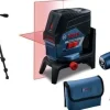 Nível Laser de linha Bosch GCL 2-50 C + RM2 + AA1 + BT 150 Professional