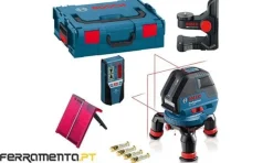 Nível Laser de Linhas Bosch GLL 3-50 + BM1 + LR 2 Professional 0601063803