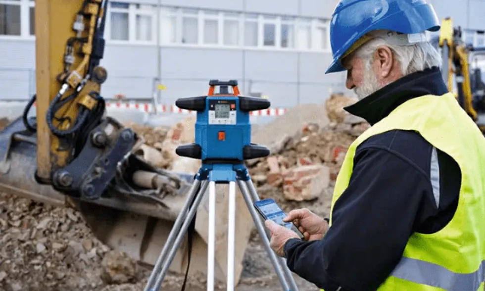 Nível Laser Giratório Bosch GRL 600 CHV Professional