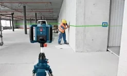 Nível Laser Giratório 300m Verde Bosch GRL 300 HVG + RC1 + WM4